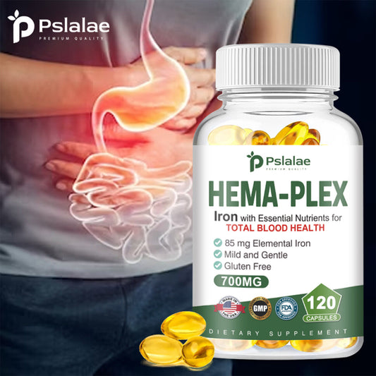 Hema-Plex Iron 700 mg - Multivitaminas - Se absorbe fácilmente Aumenta los niveles de hemoglobina 