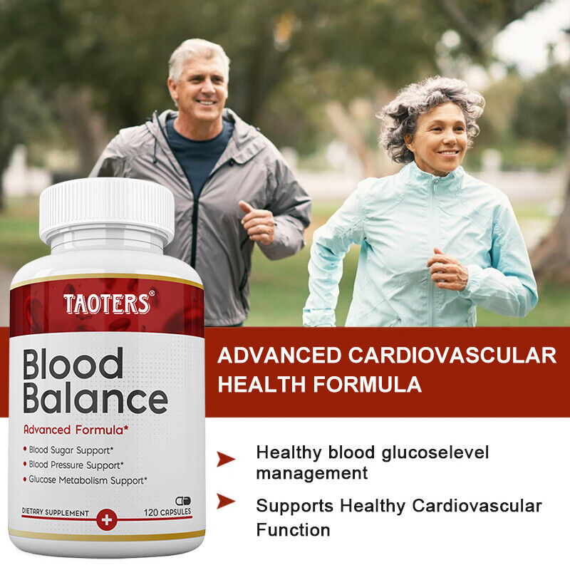 Blood Balance Supplement -30/60/120Capsules-Blood Sugar Support & Blood Pressure