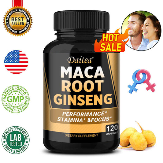 Maca Root - Suitable for Men and Women - Release Maca Root 30 To 120 Capsules