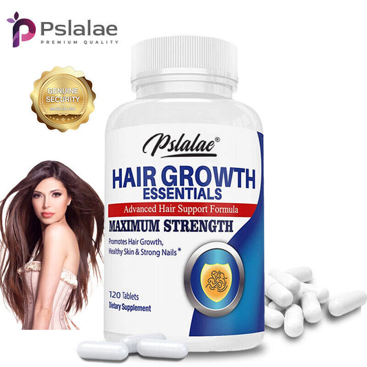 Esenciales para el crecimiento del cabello, con multivitaminas y minerales, para cabello, piel y uñas