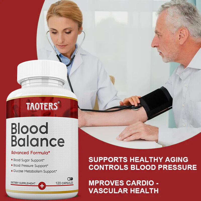 Blood Balance Supplement -30/60/120Capsules-Blood Sugar Support & Blood Pressure