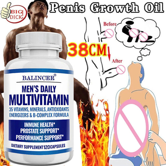 Man's Multivitaminas y Minerales 120 Cápsulas - Multivitamínico Vegano-