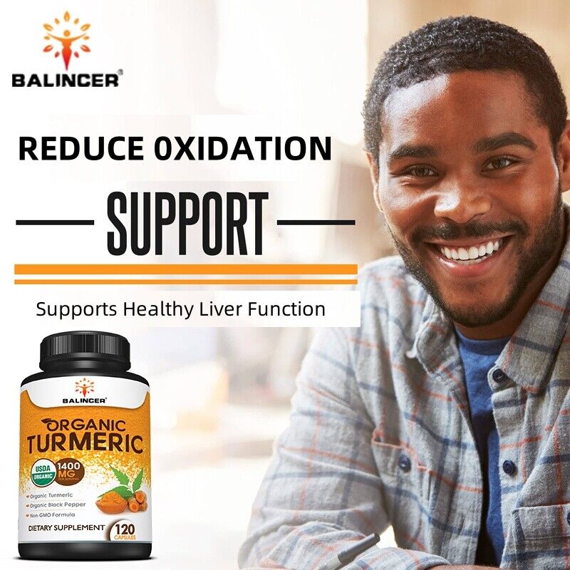 Turmeric and Black Pepper Extract Capsules - Supporting joint inflammation