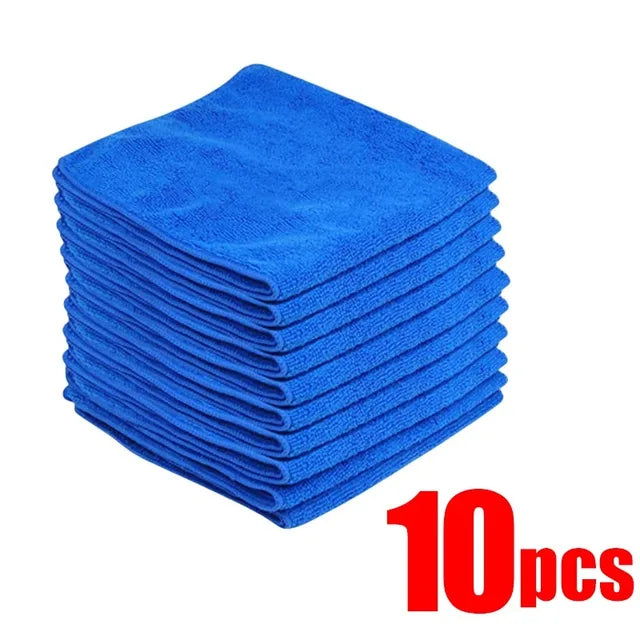 1-20Pcs Microfiber Towels Car Wash Drying Cloth Towel Household Cleaning Cloths Auto Detailing Polishing Cloth Home Clean Tools