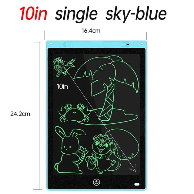 Tablero de dibujo electrónico para niños, pantalla LCD, tableta de dibujo gráfico, juguetes para niños, almohadilla de pintura de escritura a mano educativa, Navidad 