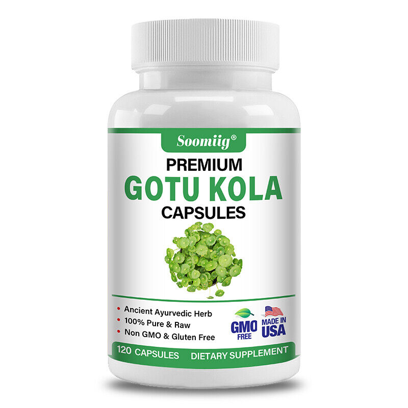 Gotu Kola Extract Capsules Centella Anxiety Brain Health Memory