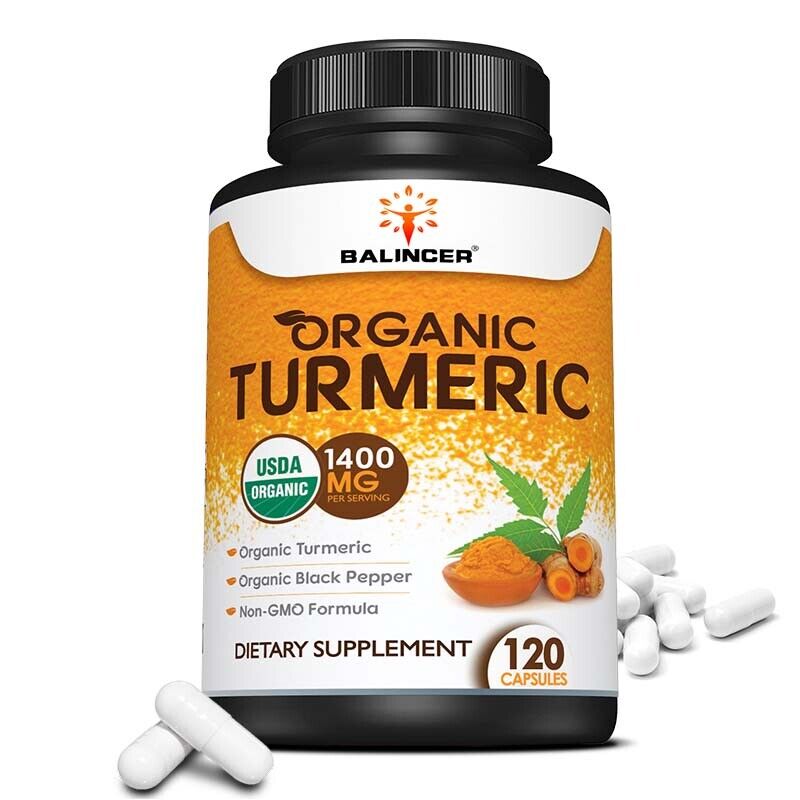 Turmeric and Black Pepper Extract Capsules - Supporting joint inflammation