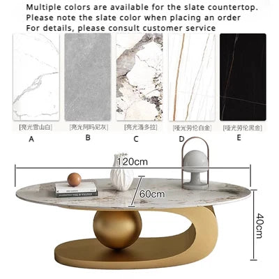 White Marble Center Table Modern Luxury High Vanity Elegant Minimalist Coffee Table Funky Tavolino Da Salotto Home Furnitures