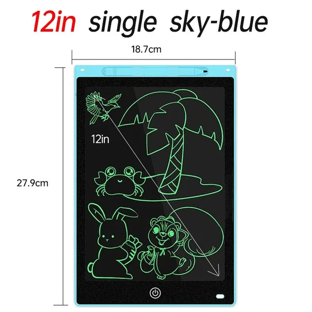 Tablero de dibujo electrónico para niños, pantalla LCD, tableta de dibujo gráfico, juguetes para niños, almohadilla de pintura de escritura a mano educativa, Navidad 