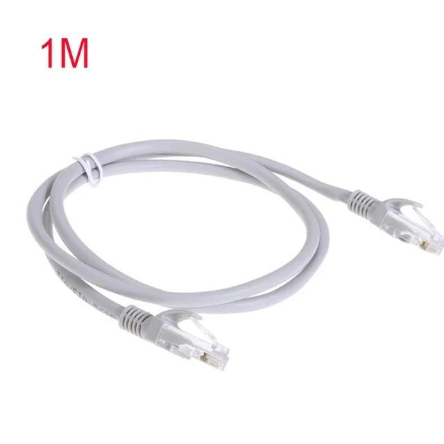 高速度以太网线 Cat5e RJ45 红色 LAN 线缆 线缆 跳线，1M/5M/10M/15M/20M/30M/50M