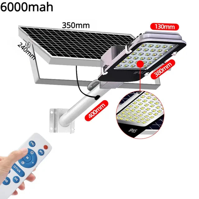 超亮分体太阳能路灯防水 LED 太阳能路灯后院路灯安全泛光照明壁灯