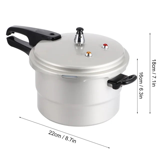 Pressure Cooker Explosion Proof Household Pressure Cooker with Steaming Layer for Gas Electric Ceramic Stove