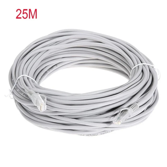 高速度以太网线 Cat5e RJ45 红色 LAN 线缆 线缆 跳线，1M/5M/10M/15M/20M/30M/50M