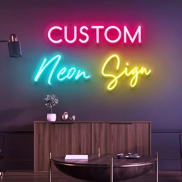 Large Custom Neon Sign Light, Name LED Neon Sign, Personalized Neon Light, Home Decor, Birthday and Wedding