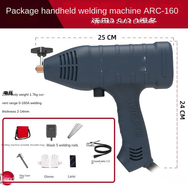 Máquina de soldadura automática, soldador portátil de 220V y 5000W, máquina de soldadura inteligente Digital automática de arco eléctrico 