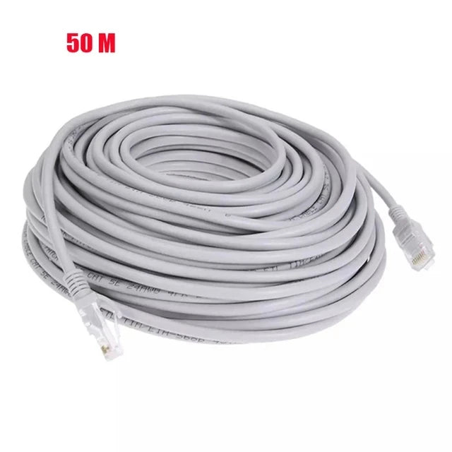 高速度以太网线 Cat5e RJ45 红色 LAN 线缆 线缆 跳线，1M/5M/10M/15M/20M/30M/50M