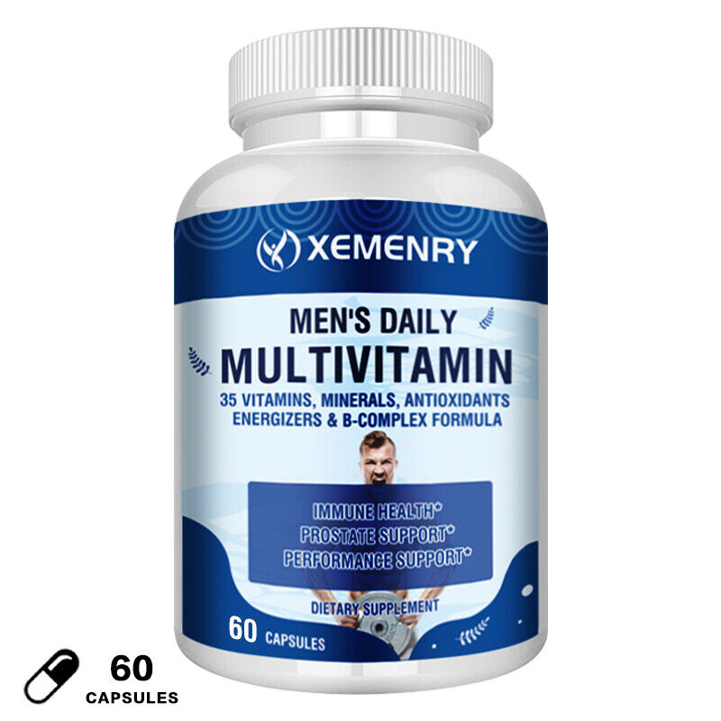 Men's Daily Multivitamin - with Lycopene, Saw Palmetto - Men's Prostate Health