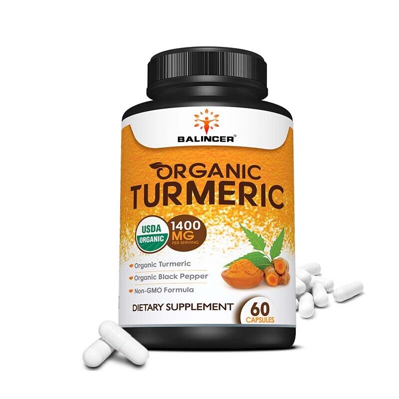 Turmeric and Black Pepper Extract Capsules - Supporting joint inflammation