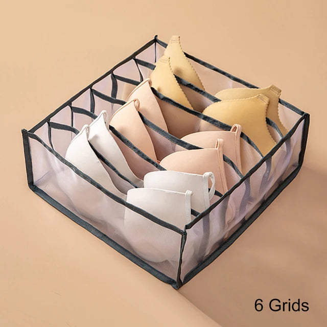 Wardrobe Closet Cabinet Organizers Home Organization Underwear Bra Socks Panty Storage Boxes Drawer Divider Home Dormitory