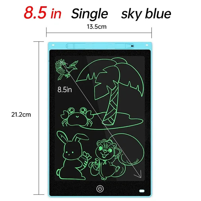 Tablero de dibujo electrónico para niños, pantalla LCD, tableta de dibujo gráfico, juguetes para niños, almohadilla de pintura de escritura a mano educativa, Navidad 