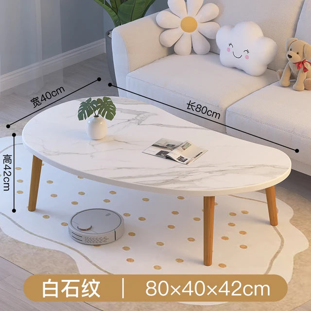 Simple Wood Coffee Tables Modern Design Home White Side Table Nordic Minimalist Living Room Mesa Auxiliar Salon Decoration