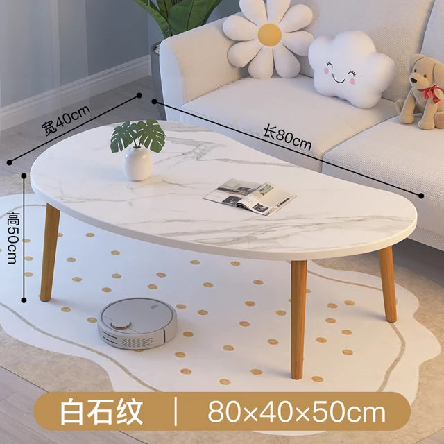 Simple Wood Coffee Tables Modern Design Home White Side Table Nordic Minimalist Living Room Mesa Auxiliar Salon Decoration