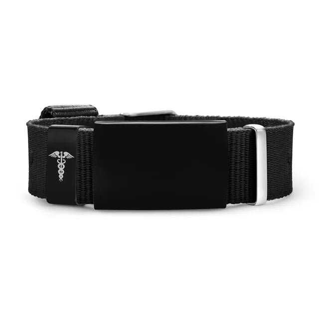 Pulsera de alerta médica personalizada para mujer, pulsera de identificación deportiva ajustable, grabado gratuito personalizado, unisex ift 