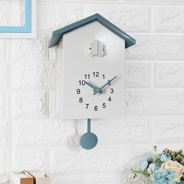 20x25cm Cuckoo Quartz Wall Clock Modern Bird Home Living Room Hanging Watch Horologe Clocks Timer Office Home Decoration Gifts