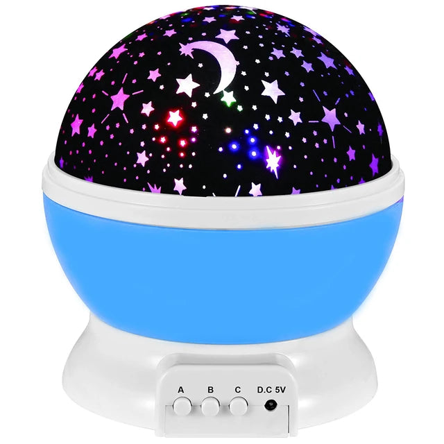 Night Lamp Projector Starry Sky Night Light Projector Baby Lamp Decor Rotating Starry Nursery Moon Galaxy Projector Table Light