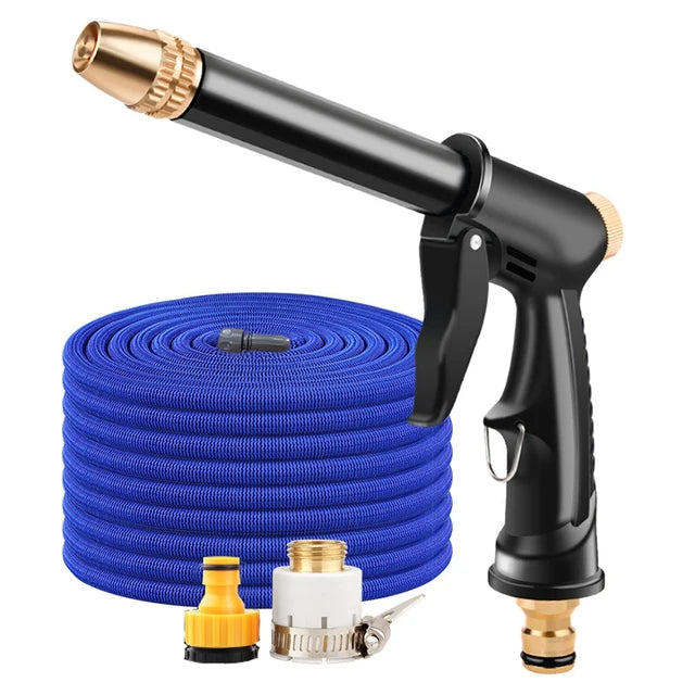 High Quality Flexible Expandable Garden Hose High Pressure Nozzle Spraye Washer Gun Car Wash Hose Expandable Garden Water Hose