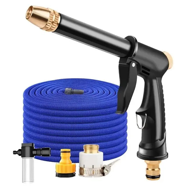 High Quality Flexible Expandable Garden Hose High Pressure Nozzle Spraye Washer Gun Car Wash Hose Expandable Garden Water Hose