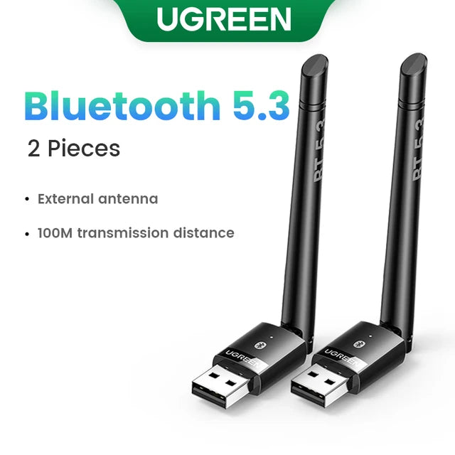 UGREEN USB Bluetooth 5.3 5.4 Adapter 120M Dongle for PC Wireless Mouse Keyboard Music Audio Receiver Transmitter Bluetooth