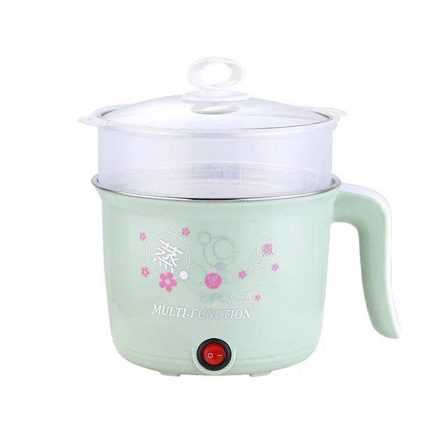 Electric Cooker Home Multifunction Hot Pot 1-2 People Heating Pan Cooking Pot Machine Mini Rice Cooker Kitchen Appliances