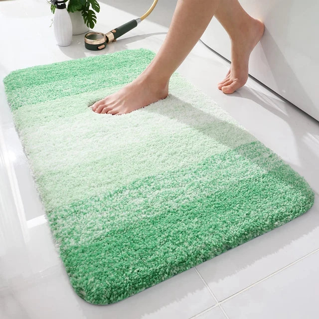 Olanly Luxury Bathroom Rug Soft Foot Mat Absorbent Microfiber Bath Rugs Non-Slip Plush Carpet Wash Dry Bath Mat For Floor Shower