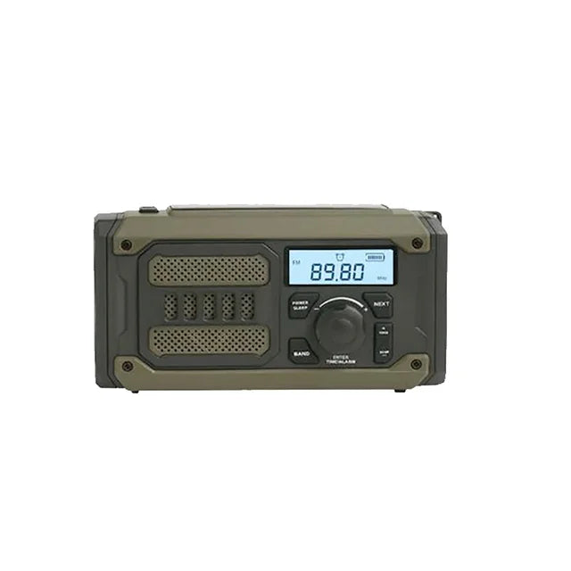 CENTRALINTEL Solar Emergency Radio Portable AM FM NOAA Weather Radio Hand Crank SOS Outside Radio 2000mAH Cell Phone Charger