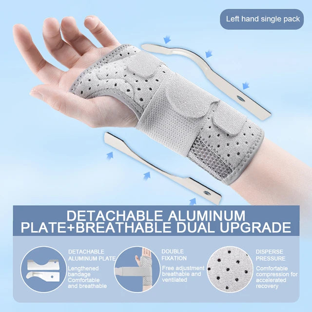 Breathable Wrist Support Professional Splint Wrist Brace Protector Band Arthritis Carpal Tunnel Hand Sprain Tendinitis Wristband