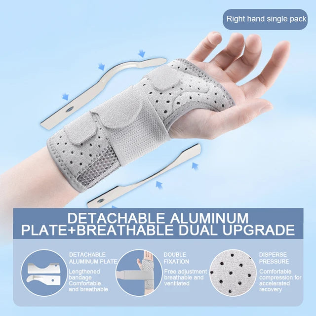 Breathable Wrist Support Professional Splint Wrist Brace Protector Band Arthritis Carpal Tunnel Hand Sprain Tendinitis Wristband