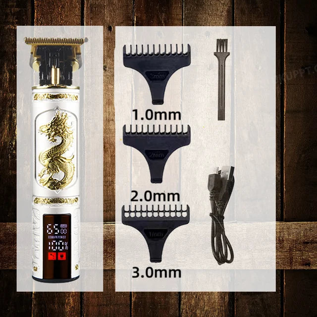 Afeitadora eléctrica profesional para hombres, maquinilla de afeitar para hombres, cortacésped, recortadora de barba, máquina de afeitar para peluquero, cortadora de pelo T9, 2024 