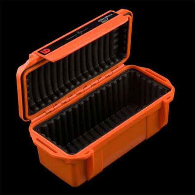 1PC Portable Large Professional Waterproof Box Shockproof Compression Storage Box With Shock Cushion EDC Outdoor Accessories