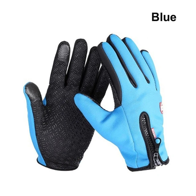 New Winter Gloves Men Women Touch Cold Waterproof Motorcycle Cycle Gloves Male Outdoor Sports Plus Velvet Warm Running Ski Glove