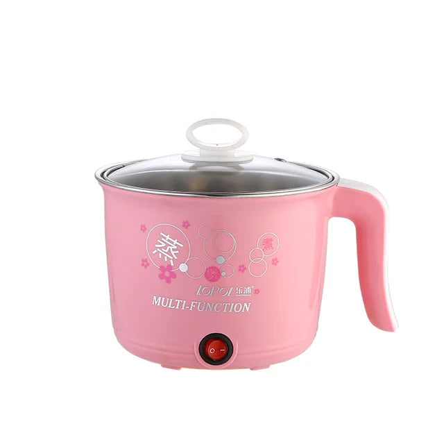 Electric Cooker Home Multifunction Hot Pot 1-2 People Heating Pan Cooking Pot Machine Mini Rice Cooker Kitchen Appliances