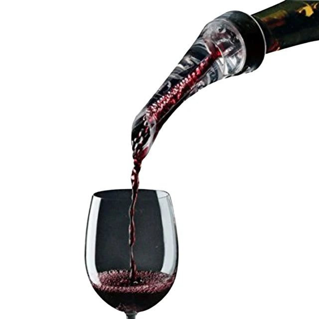 Aireador de vino acrílico, vertedor de aireación Premium, tapa de decantador de vino tinto, tapón de boquilla, dispensador de boca de botella, boquilla decantadora 