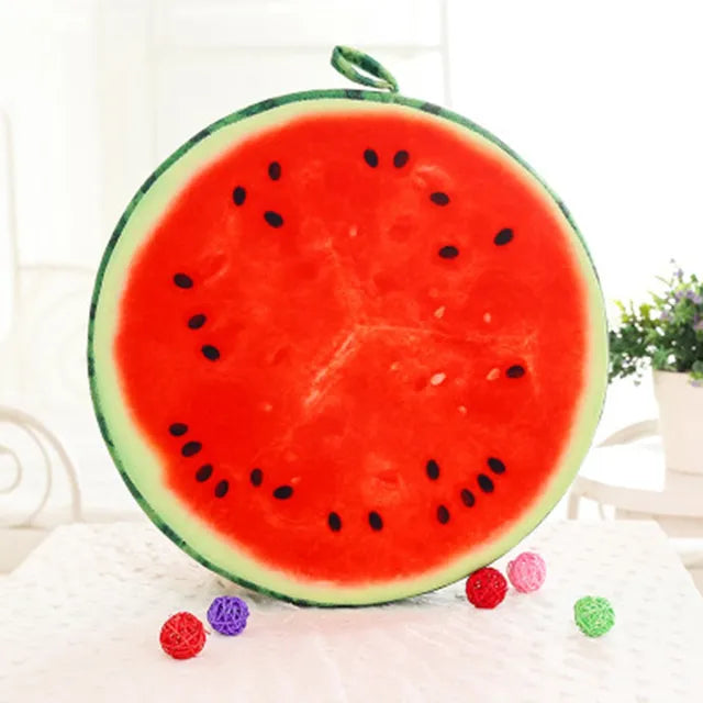 1pc Cushions Decoration Home Garden Chair Cover Floor Fruit Shape Round Decoration Single Pattern Decorative Pillows For Sofa