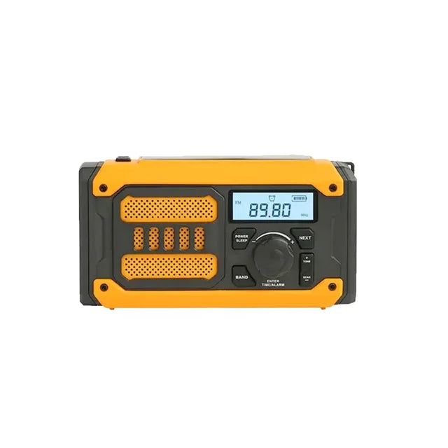 CENTRALINTEL Solar Emergency Radio Portable AM FM NOAA Weather Radio Hand Crank SOS Outside Radio 2000mAH Cell Phone Charger