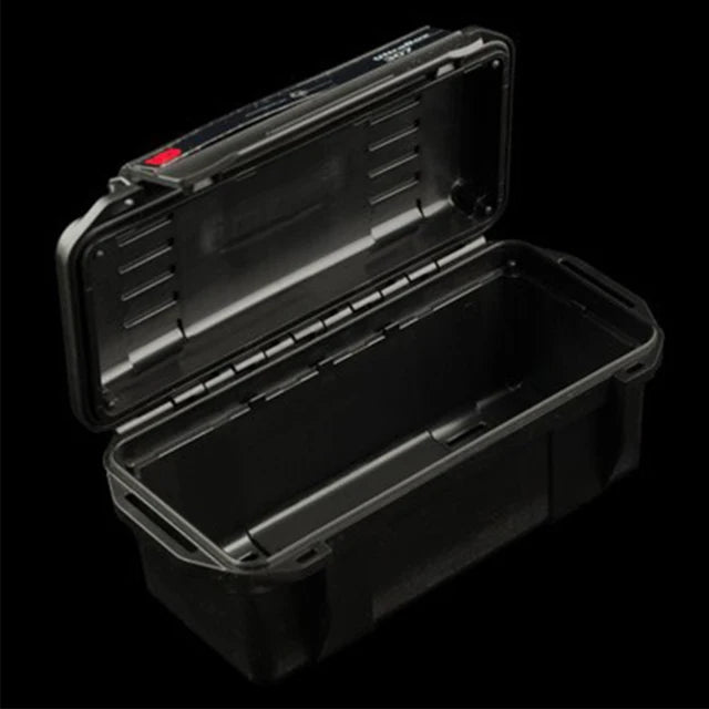 1PC Portable Large Professional Waterproof Box Shockproof Compression Storage Box With Shock Cushion EDC Outdoor Accessories