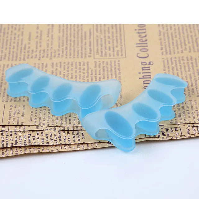 2Pcs=1Pair New Protective Toes Separator Suitable Bunion Corrector Material Soft Gel Straightener Spacers Stretchers Care Tool