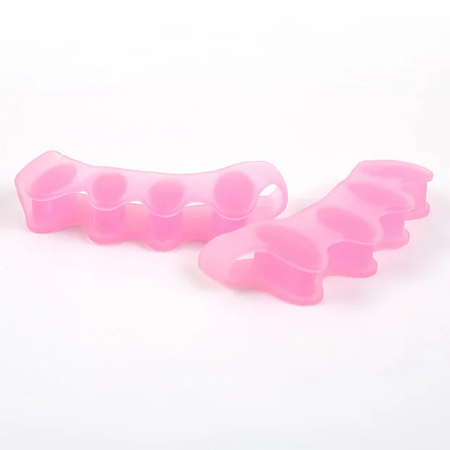 2Pcs=1Pair New Protective Toes Separator Suitable Bunion Corrector Material Soft Gel Straightener Spacers Stretchers Care Tool