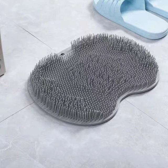 Lazy Foot Rubbing Tool Household Bathroom Foot Brushing Sole Massage Pad with Suction Cup Non slip Foot Wash Pad