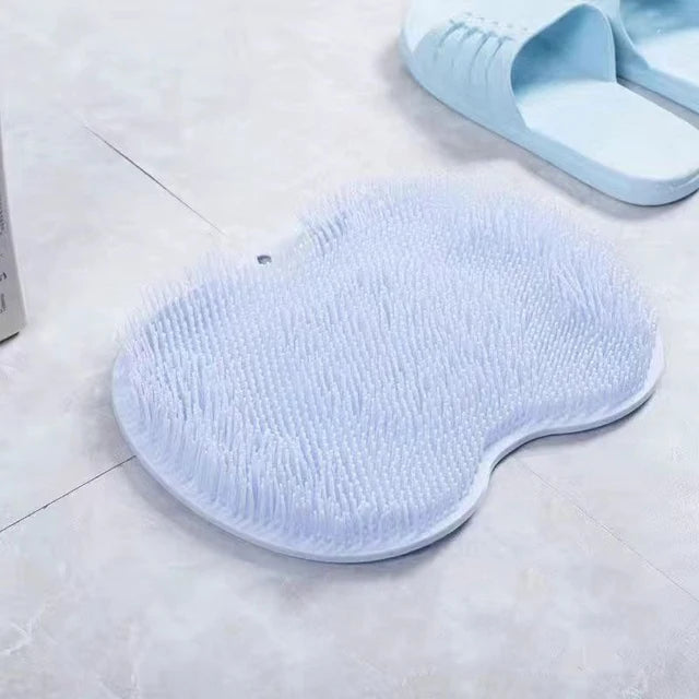 Lazy Foot Rubbing Tool Household Bathroom Foot Brushing Sole Massage Pad with Suction Cup Non slip Foot Wash Pad