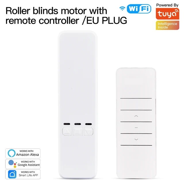 MOES Tuya WiFi Motor inteligente persianas enrollables de cadena eléctrica Unidad de obturador RF Kit remoto aplicación Smart Life a través de Alexa/Google 